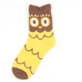 Dot Owl Cartoon Design de haute qualité Coton Coton Fashion Fonction drôle femme personnalisée en gros chaussettes heureuses